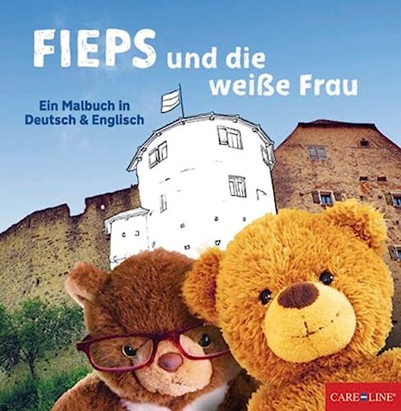 FIEPS und die weiße Frau: Ein Malbuch in Deutsch & Englisch