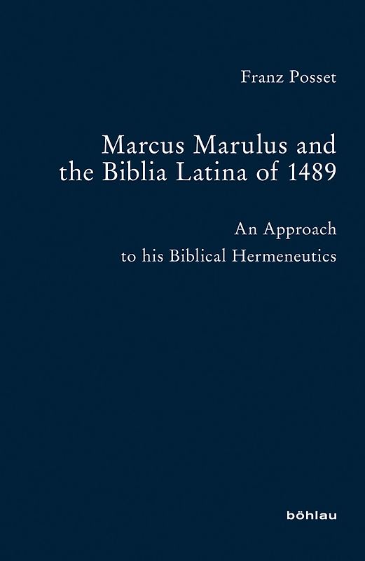 Marcus Marulus and the Biblia Latina of 1489
