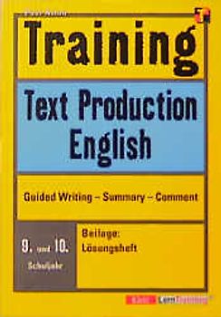 Training Text Production English