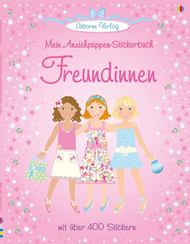 Mein Anziehpuppen-Stickerbuch: Freundinnen