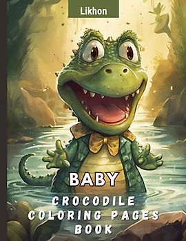 Likhon Baby Crocodile Coloring Pages Book