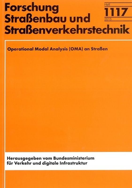 Operational Modal Analysis (OMA) an Straßen