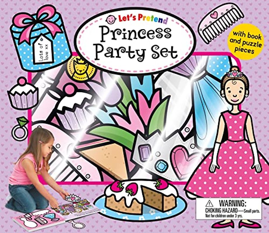 Let's Pretend Princess Party Set: With Book and Press-Out Pieces [With 15 Play Pieces]
