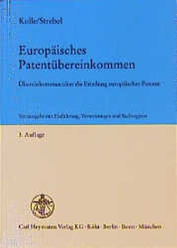 Europäisches Patentübereinkommen
