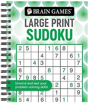 Brain Games - Large Print Sudoku (Swirls)