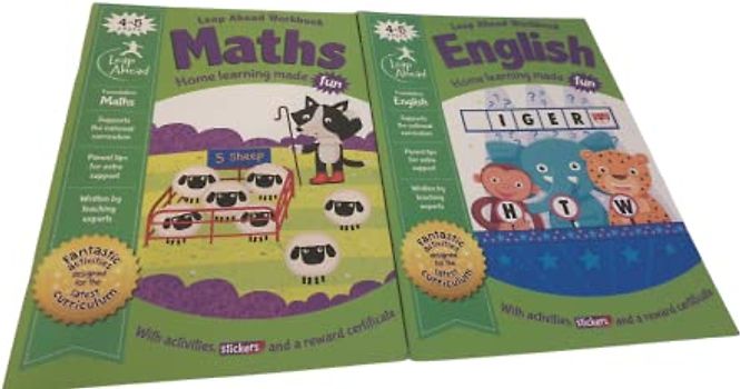 Leap Ahead: 4-5 Years Maths (Leap Ahead Workbook Expert)