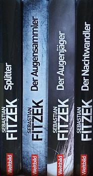 Splitter/Der Augensammler/Der Augenjäger/Der Nachtwandler - Sebastian Fitzek [Gebundene Ausgabe, Weltbild, 4 Bände]