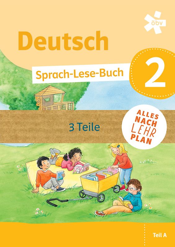 Deutsch Sprach-Lese-Buch 2, Schulbuch in drei Teilen