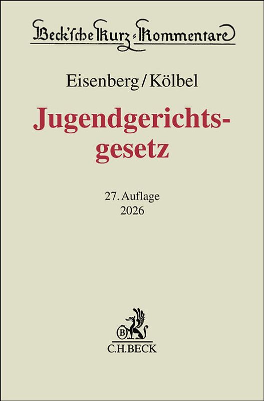 Jugendgerichtsgesetz. JGG