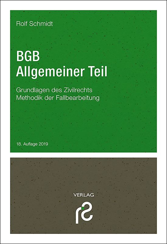 BGB Allgemeiner Teil
