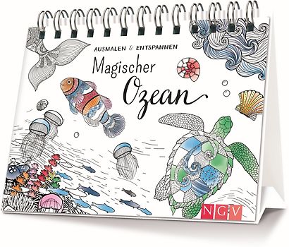 Magischer Ozean - Ausmalen - Aufstellen - Entspannen