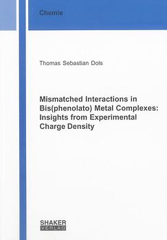 Mismatched Interactions in Bis(phenolato) Metal Complexes: Insights from Experimental Charge Density