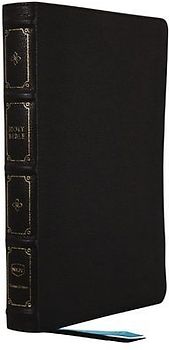 Nkjv, Large Print Thinline Reference Bible, Blue Letter, MacLaren Series, Leathersoft, Black, Comfort Print