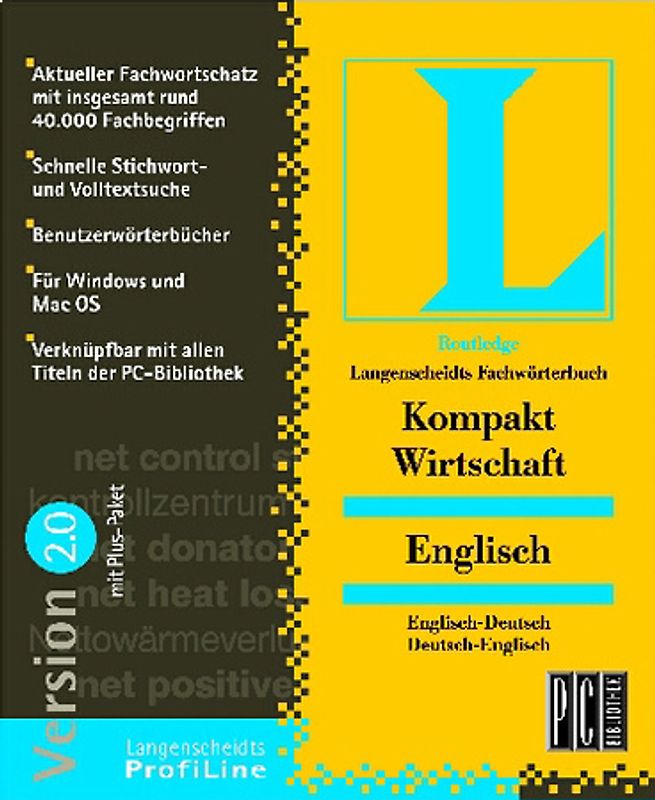 Fachwörterbuch Kompakt: Wirtschaft, Handel und Finanzen Englisch - Version 2.1 MacOS