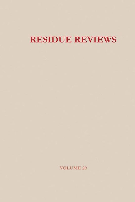 Residue Reviews