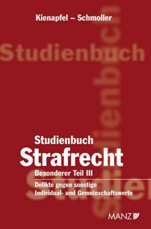 Studienbuch Strafrecht