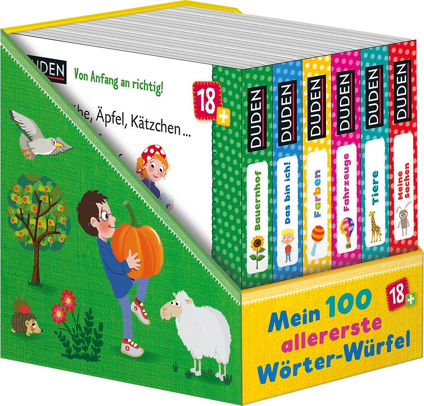 Duden 18+: 100 allererste Wörter-Würfel