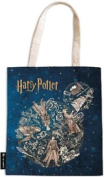 Legends of Hogwarts Tote Canvas Bag by Paperblanks (Harry Potter Collection)