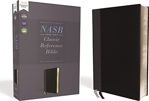 Nasb, Classic Reference Bible, Leathersoft, Black, Red Letter, 1995 Text, Comfort Print