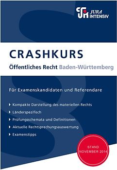 CRASHKURS Öffentliches Recht - Baden-Württemberg