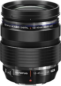 Olympus M.Zuiko Pro 12-40 mm F2.8 ED 62 mm Objectif (adapté à Micro Four Thirds) noir