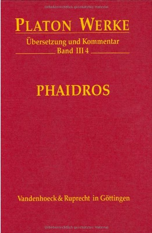 III 4 Phaidros