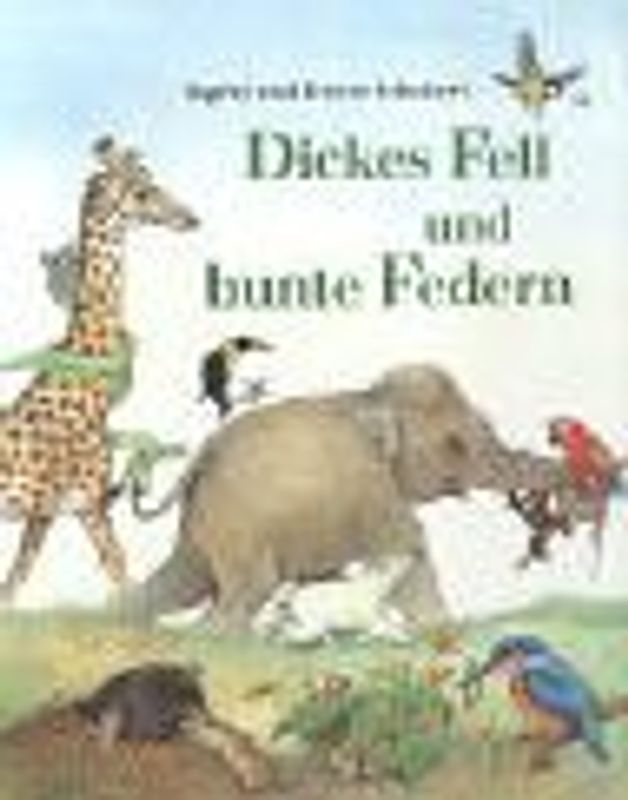Dickes Fell und bunte Federn