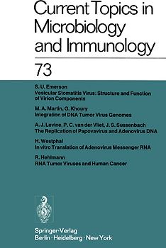 Current Topics in Microbiology and Immunology / Ergebnisse der Mikrobiologie und Immunitätsforschung