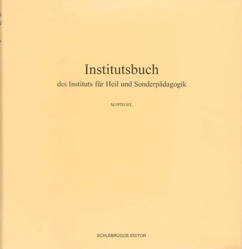 Institutsbuch