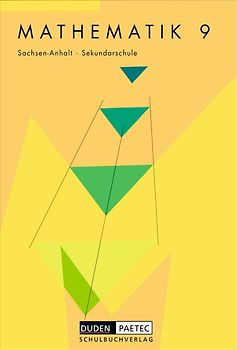 Duden Mathematik - Sekundarstufe I - Sekundarschule Sachsen-Anhalt / 9. Schuljahr - Schülerbuch