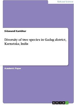 Diversity of tree species in Gadag district, Karnataka, India
