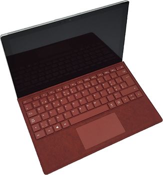 Microsoft Surface Pro 7 12,3" Intel Core i5 128GB SSD 8GB RAM [Wi-Fi, inkl. rotem Keyboard Dock, Surface Pro 4-Type Cover] platin grau