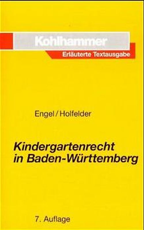 Kindergartenrecht in Baden-Württemberg