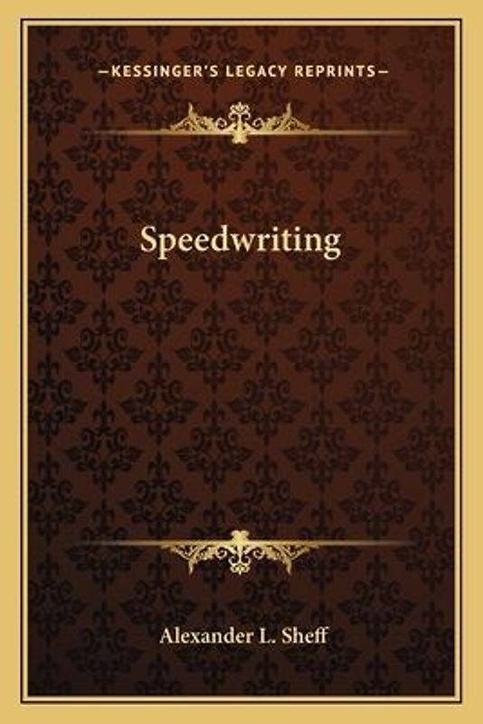 Speedwriting