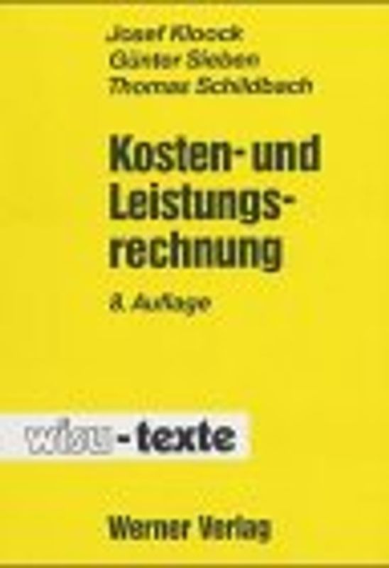 Kosten- und Leistungsrechnung
