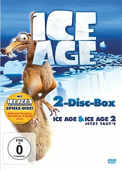 Ice Age 1 + 2 + Activity Disc mit Games DVD