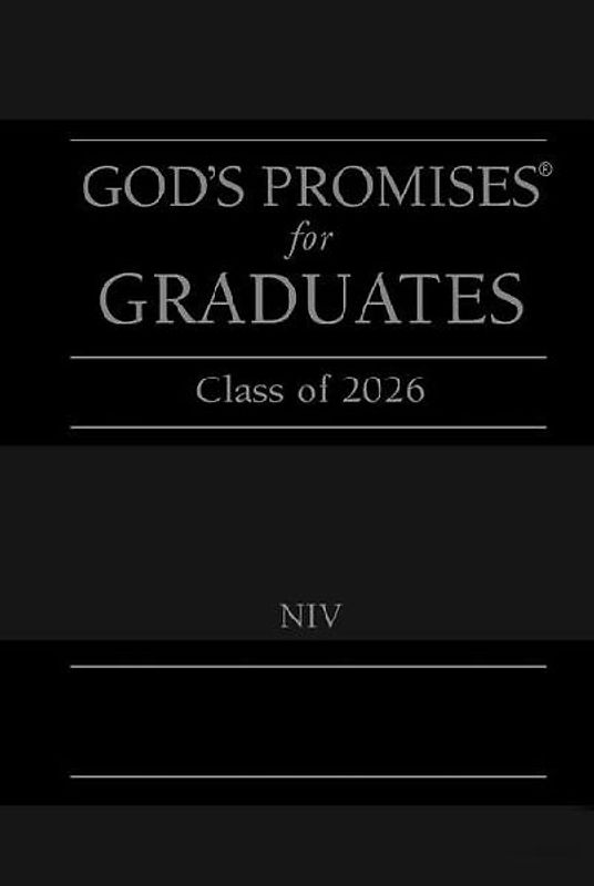 God's Promises for Graduates: Class of 2026 - Black NIV