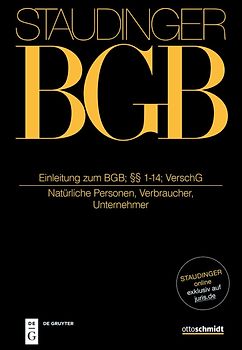 Einleitung zum BGB; §§ 1-14; VerschG