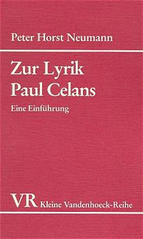 Zur Lyrik Paul Celans. Eine Einführung