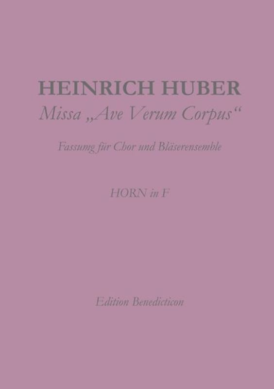 Missa Ave Verum Corpus. Horn