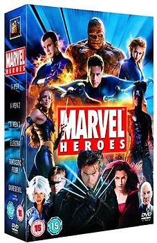 Marvel Heroes - X-Men/X-Men 2/X-Men - The Last Stand/Elektra/Daredevil/Fantastic Four [UK Import] DVD
