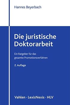 Die juristische Doktorarbeit