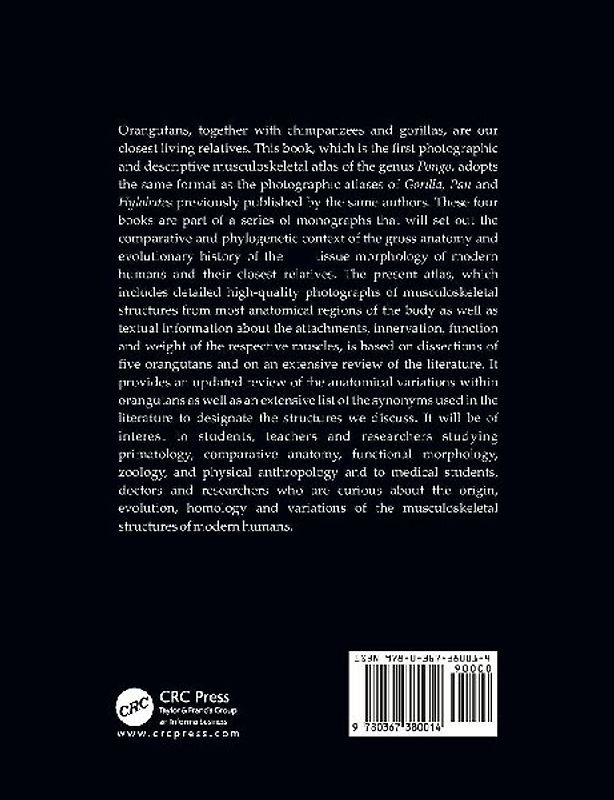 Photographic and Descriptive Musculoskeletal Atlas of Orangutans