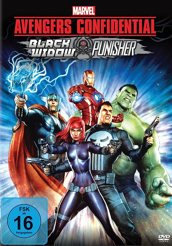 Avengers Confidential: Black Widow & Punisher DVD