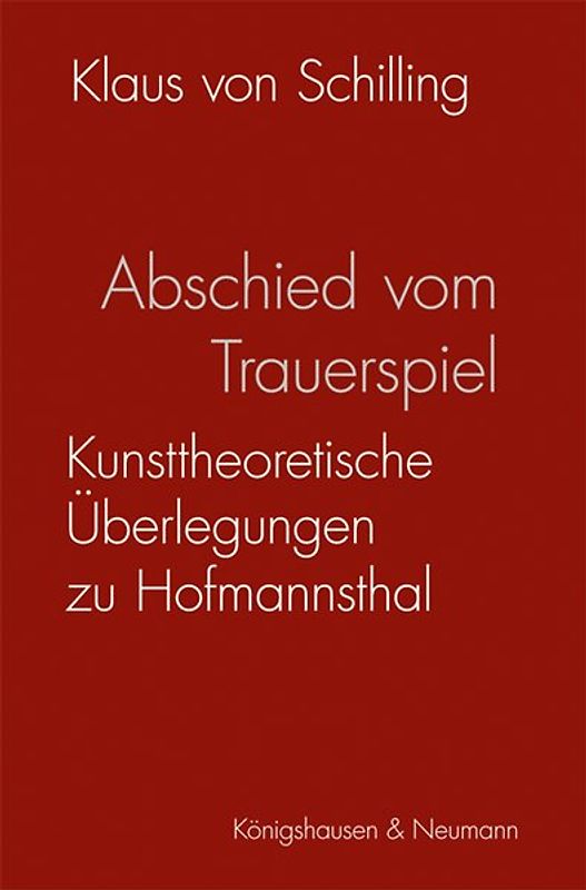 Abschied vom Trauerspiel