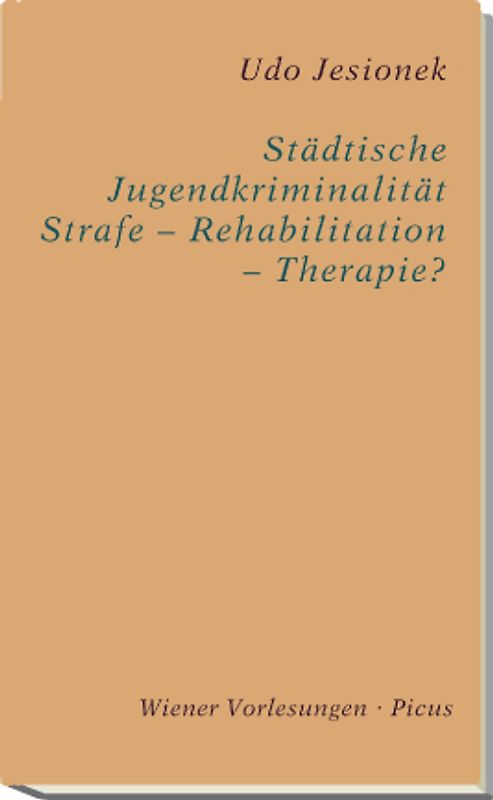 Städtische Jugendkriminalität – Strafe – Rehabilitation – Therapie?