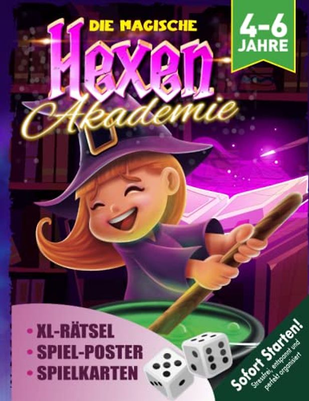 Hexen Abenteuer Schatzsuche Kindergeburtstag 4-6 Jahren: Holt euch das Elite-Hexenarmband, findet den Schatz und macht die magische Hexenakademie unsicher! (Bravo Schatzsuche)