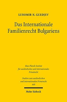 Das Internationale Familienrecht Bulgariens