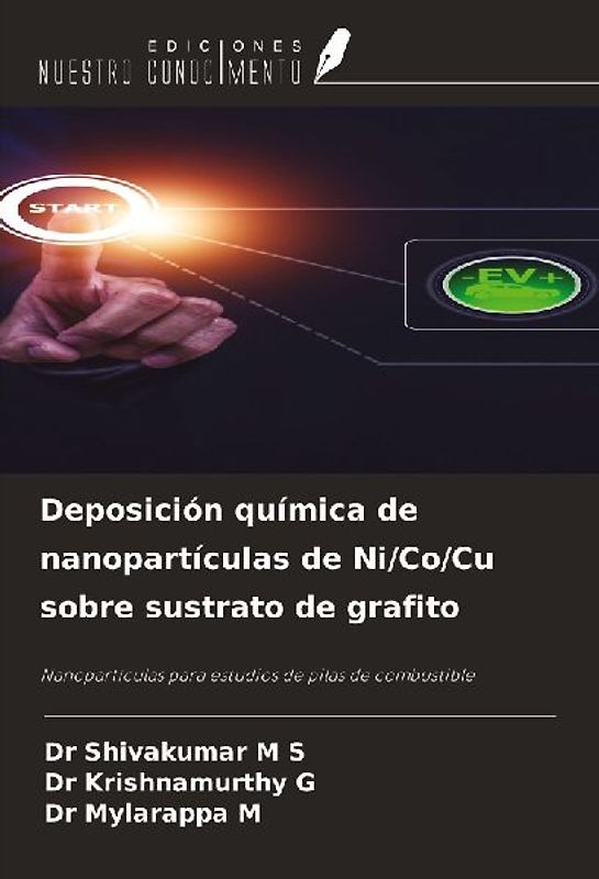 Deposición química de nanopartículas de Ni/Co/Cu sobre sustrato de grafito