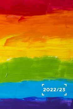 2022/2023: Smarter Studienplaner mit Semesterplänen, Notenlisten, Wochen- und Monatsplaner, Vorlesungsplan uvm. I A5 I 170 Seiten I Design Regenbogen Farben